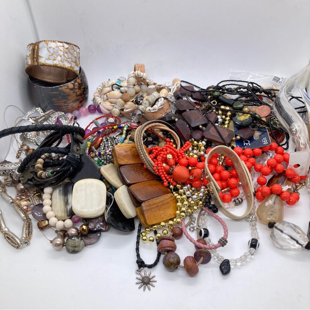 3 Pounds Scrap Craft Repurpose Jewelry for Art Repair Etc
